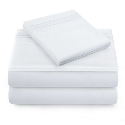 Het goedkoopste beddengoed 200TC 100% polyester microfiber drie lijnen borduurwerk uit Xinpai