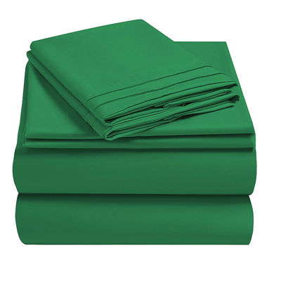 Borduurwerk Twee lijnen bedden set 4pcs voor de VS 100% polyester microfiber materiaal