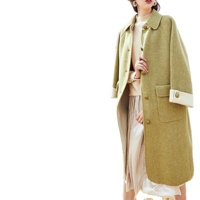 Slim Full Wool Oversized kledingstof met zacht gevoel en op maat gemaakte ontwerpen