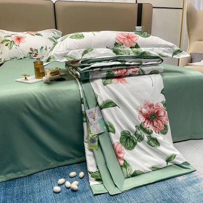 Solid Pattern 300TC Luxe Bamboe Bedden Set voor aanpassing en comfortabele slaap