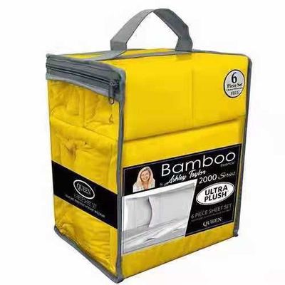 Nationale normen Kleurvastheid Bamboe 2200 Series Gepoetste Microfiber Plaat Set 6pcs