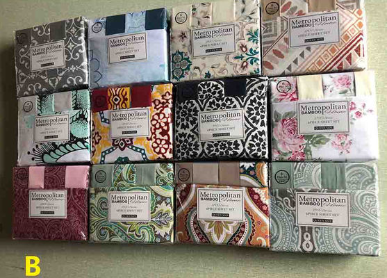 6 stuks King Size Microfiber Plaat Set in Europese en Amerikaanse stijl met solide patroon