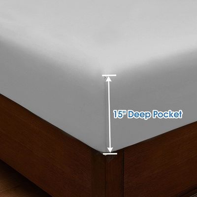 90 gram geborduurde vellen met een solide patroon extra zacht, rimpel en vervaagingsbestendige 4pcs