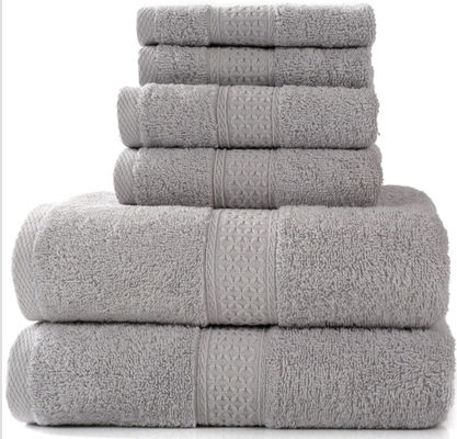 Zeer absorberende en zachte gebreide katoenen handdoeken 3pcs voor uw badkamer behoeften