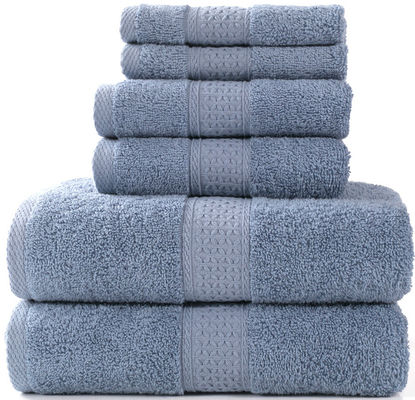 Zeer absorberende en zachte gebreide katoenen handdoeken 3pcs voor uw badkamer behoeften