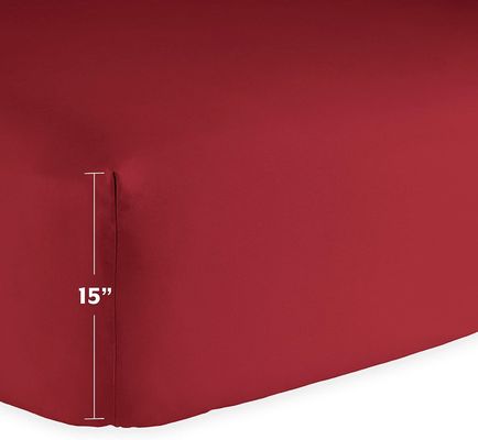100% polyester microfiber plain 5mm trim luxe beddengoed sets voor 6pcs in Xinpai