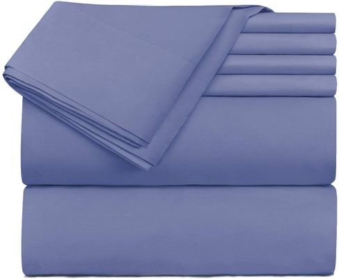 6pcs zacht geborsteld 2200 draad geteld bamboe stof plaat set geen vulmachine wasbaar