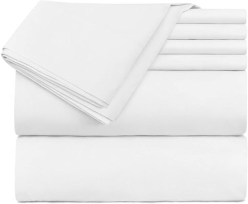 40 Stoffen Telling Solid nieuwste beddoek Gepoetste microfiber bamboe beddengoed Set 6pcs voor slaapkamer