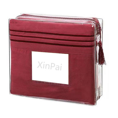 XINPAI Microfiber Drie lijnen borduurwerk Massage beddengoed Set voor plat bed