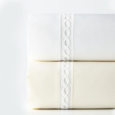 Het goedkoopste beddengoed 100% polyester microfiber kant hem luxe trouwdoek set 3/4pcs