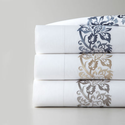 Kinderen slaapkamer beddengoed Set 100% polyester touw borduurwerk gestreepte beddengoed 3pcs en 4pcs