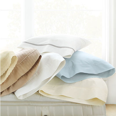 All-Season 90gm Microfiber Bloem geborduurde plaat Set Duurzaam en zacht gemaakt