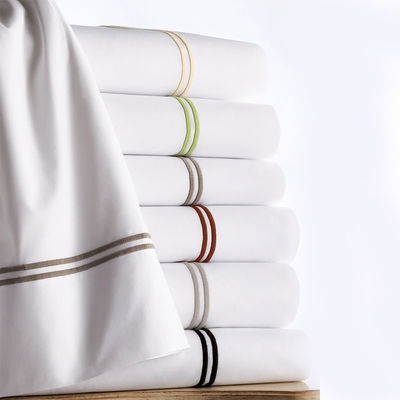 All-Season 90gm Microfiber Bloem geborduurde plaat Set Duurzaam en zacht gemaakt