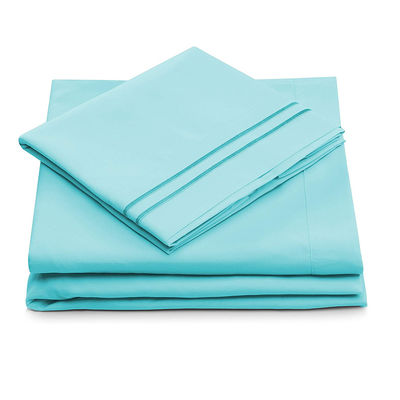 Solid Pattern Microfiber Bed Sheet Set 133 * 60 Stoffendichtheid
