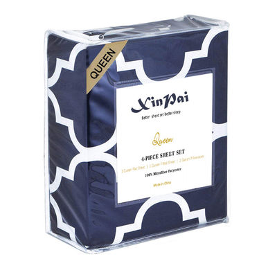 80 gm 100% polyester microvezel 4pcs draagbaar beddoek met geen vulling