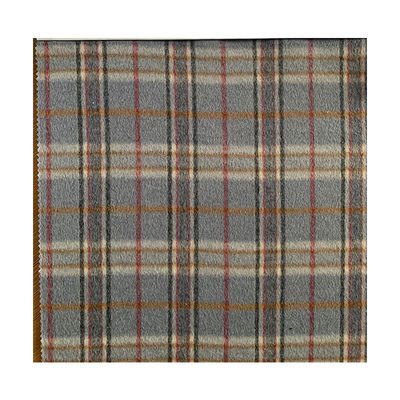 Zware 870 g gekleurde wolstofmengsel Plaid Tartan Garne Gekleurde wolstof voor jas