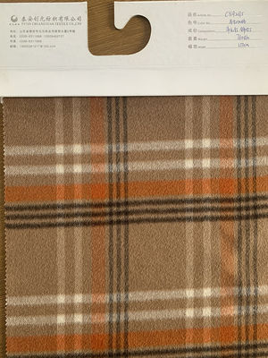 Zware 870 g gekleurde wolstofmengsel Plaid Tartan Garne Gekleurde wolstof voor jas