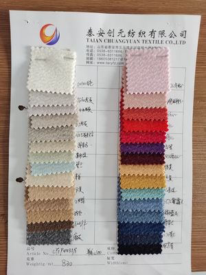 Op maat gemaakte lusgarens Geverfd geweven weefsel Wol Katoen Polyester Gemengd weefsel voor pak