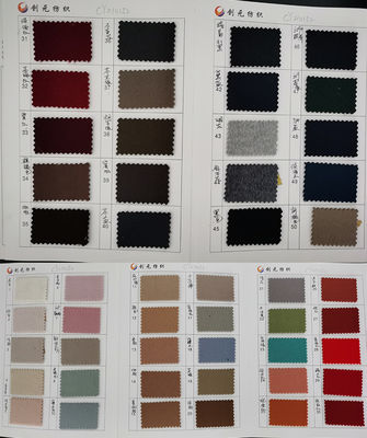 Op maat gemaakte lusgarens Geverfd geweven weefsel Wol Katoen Polyester Gemengd weefsel voor pak