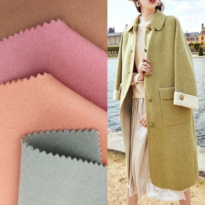 Professionele mode wolstof Worsted plain suit stoffen 150cm