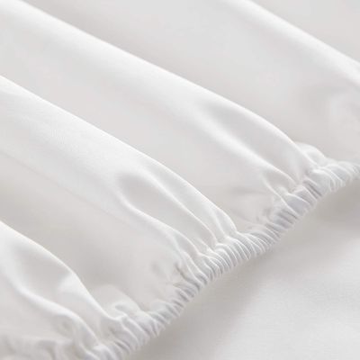 4 stukken 100% katoen Luxe zacht ademend diep zakbed Set met draagbare