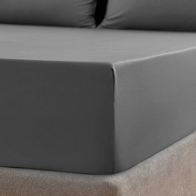 200TC katoenen beddengoed met diepe matraszakken All-Season Full Length Elastic