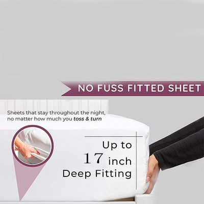 Luxe Europese en Amerikaanse stijl 1-2 kg zachte geborstelde microfiber 4 stuk bedden