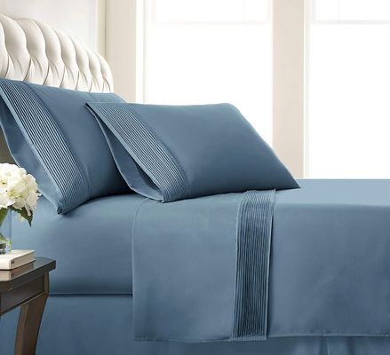 Verander uw slaapkamer met pleat microfiber bedden set 133 * 60 stofdichtheid