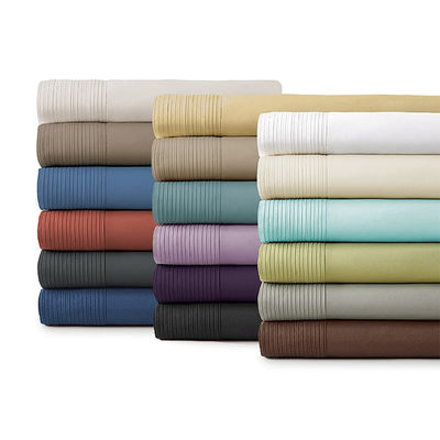Verander uw slaapkamer met pleat microfiber bedden set 133 * 60 stofdichtheid