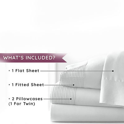 Verander uw slaapkamer met pleat microfiber bedden set 133 * 60 stofdichtheid