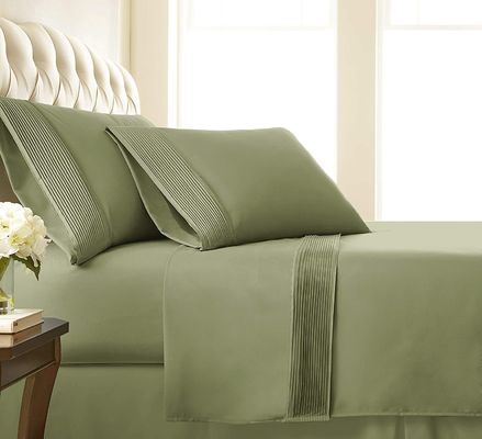 100% polyester koel ademend luxe gevlegde pijl 4 stuk bedden 4pcs