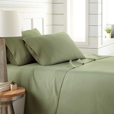 100% polyester koel ademend luxe gevlegde pijl 4 stuk bedden 4pcs