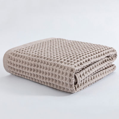 Zwak katoenen wafel weefdek 1pc hoeveelheid gewassen en gekleurd perfect voor baby