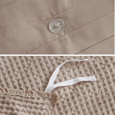 Voeg een vleugje luxe toe aan uw slaapkamer met een 100% katoenen weefsel dekbed set