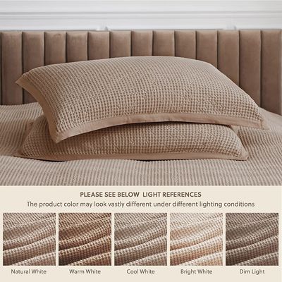 Voeg een vleugje luxe toe aan uw slaapkamer met een 100% katoenen weefsel dekbed set