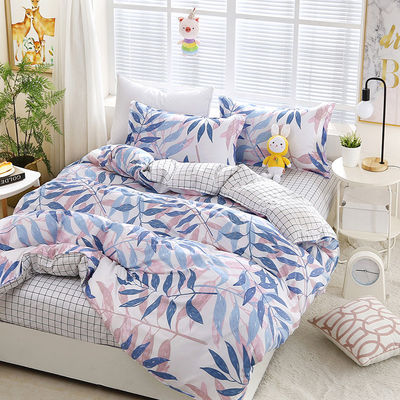 Verander uw slaapkamer met 100% polyester geprinte plantentwerp beddengoederen en hoesjes