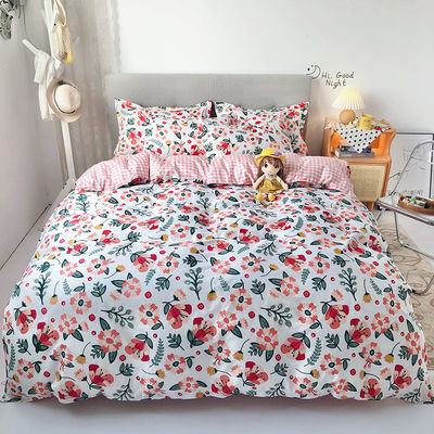 Verander uw slaapkamer met 100% polyester geprinte plantentwerp beddengoederen en hoesjes