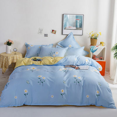 Verander uw slaapkamer met 100% polyester geprinte plantentwerp beddengoederen en hoesjes