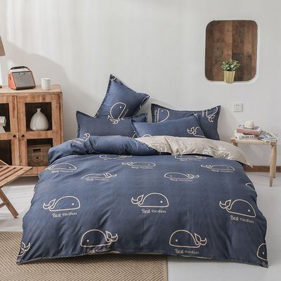 Verander uw slaapkamer met 100% polyester geprinte plantentwerp beddengoederen en hoesjes