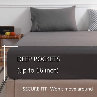 Alle seizoenen 1800 draad tellen 100% Microfiber plaat set 6pcs gemaakt van 40 stof tellen