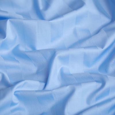 Blauw en wit gestreepte lakens 100% katoenen ziekenhuisbedden
