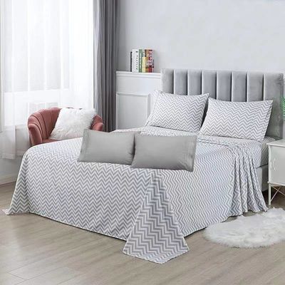 Bedroom Microfiber Stof 80gm 100% Polyester Bed Linnen Set 4pcs in moderne stijl
