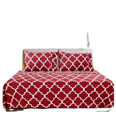 Gepersonaliseerde Luxe Gepersonaliseerde Ontwerp 4-Piece Bed Sheet Set met 300 Thread Count
