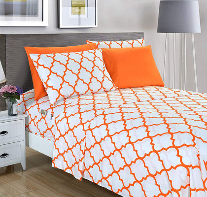 Gepersonaliseerde Luxe Gepersonaliseerde Ontwerp 4-Piece Bed Sheet Set met 300 Thread Count