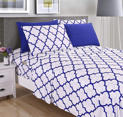 Gepersonaliseerde Luxe Gepersonaliseerde Ontwerp 4-Piece Bed Sheet Set met 300 Thread Count