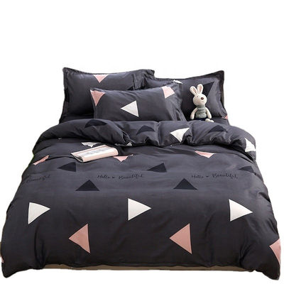 All-Season 4-Piece beddengoed Set Prinses en gordijnen Stonewashed Linnen voor kinderen Volle grootte