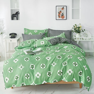 African Bed Linen Set met 300tc draad getal en Custom Leaf Pattern Printing