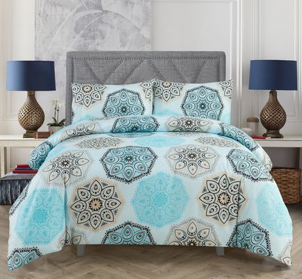 Superzacht geborstelde microfiber dekbed set 4pcs 1.5-2 kg voor trouwdag
