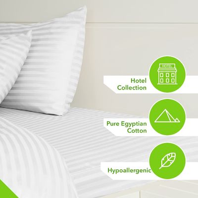 500 draadgetallen 100% katoen bedekking Satine weefsel Damascus gestreepte slaapkamer essentieel