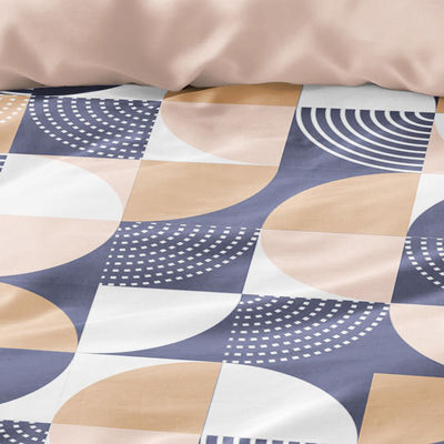 Home Textiel Platte lakens Geometrisch beddek beddek zacht lakens 4 stuks